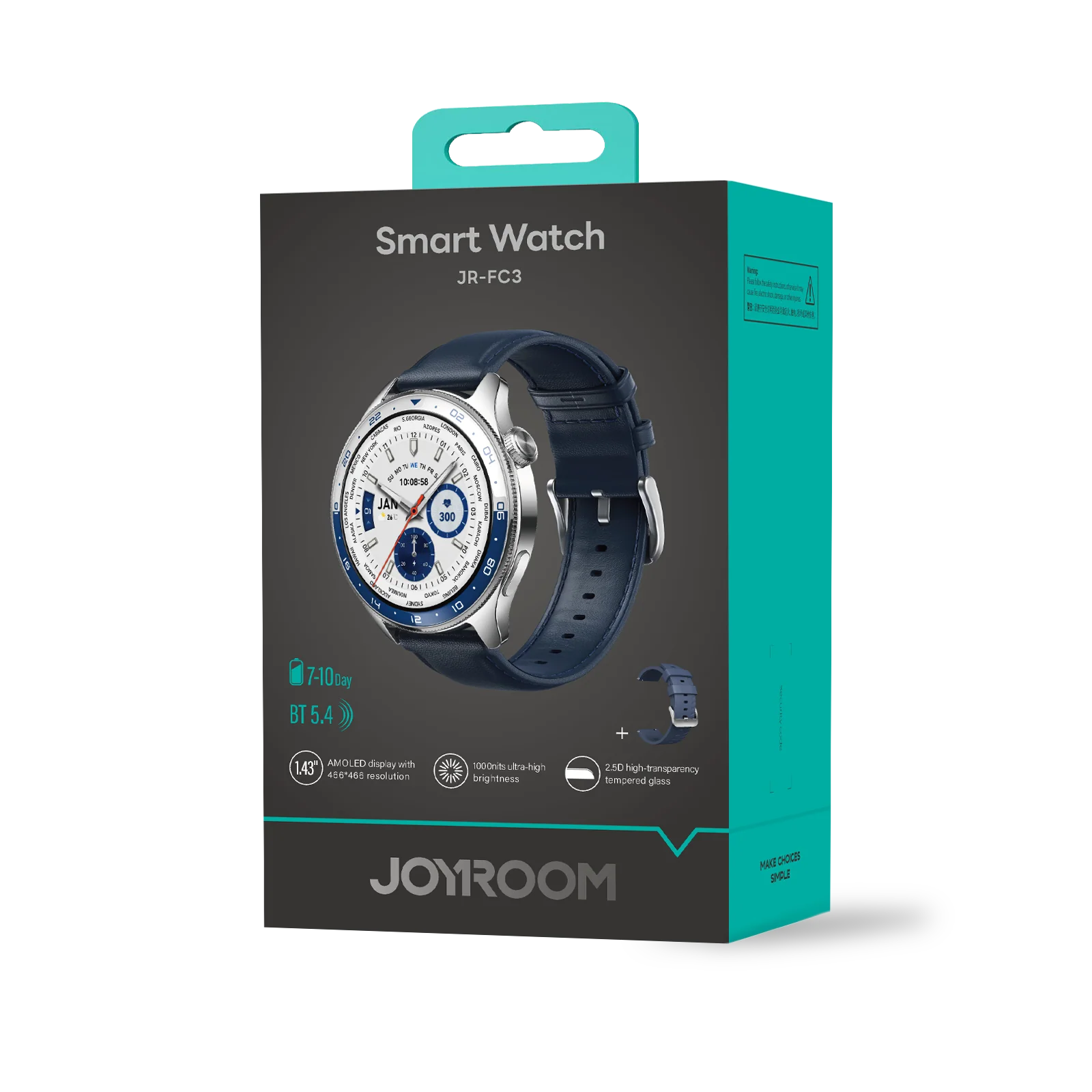 Classic Series JR-FC3 Smart Watch (Answer/Make Call) - Image 8
