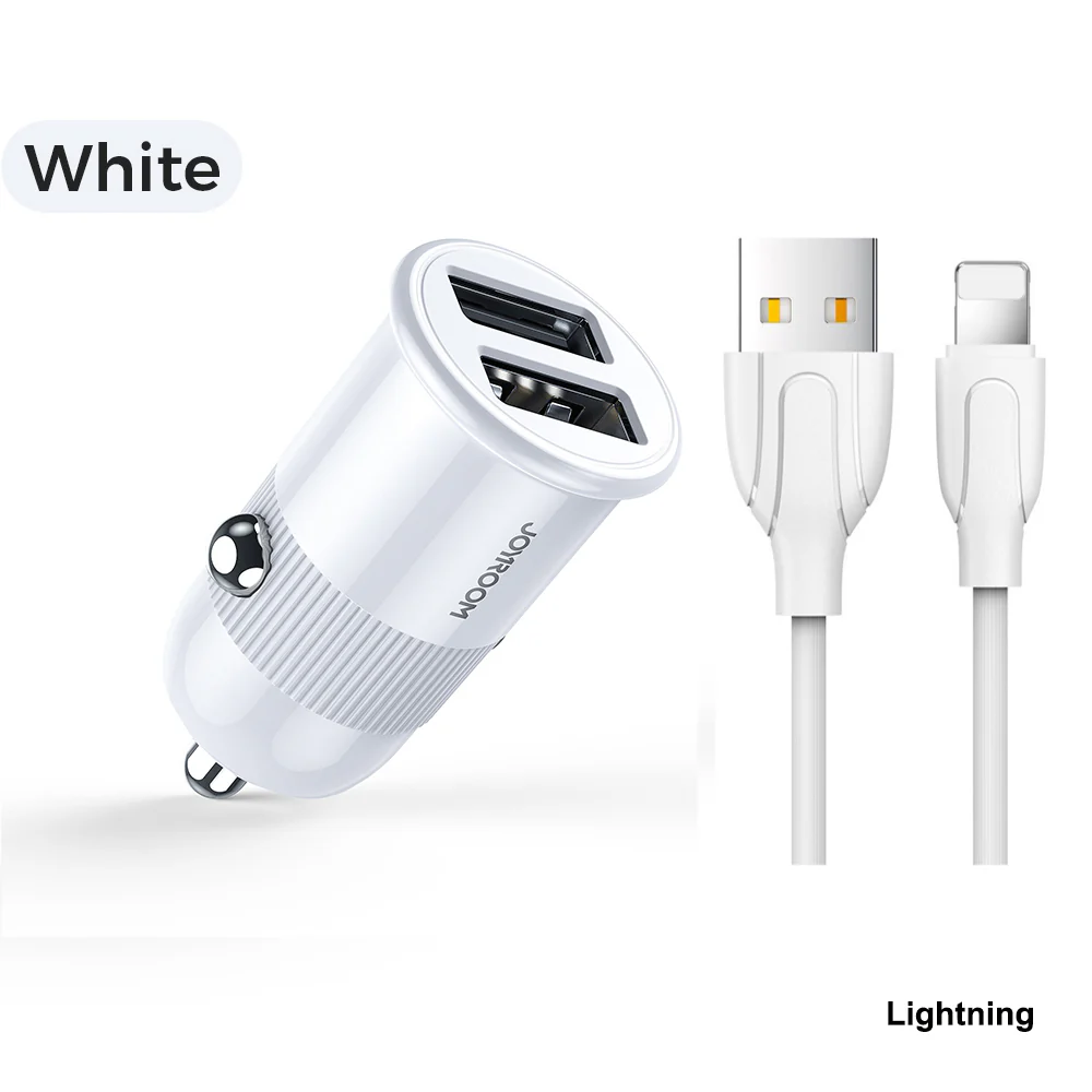 C-A06 3.1A dual USB Car Charger with Cable - Image 11