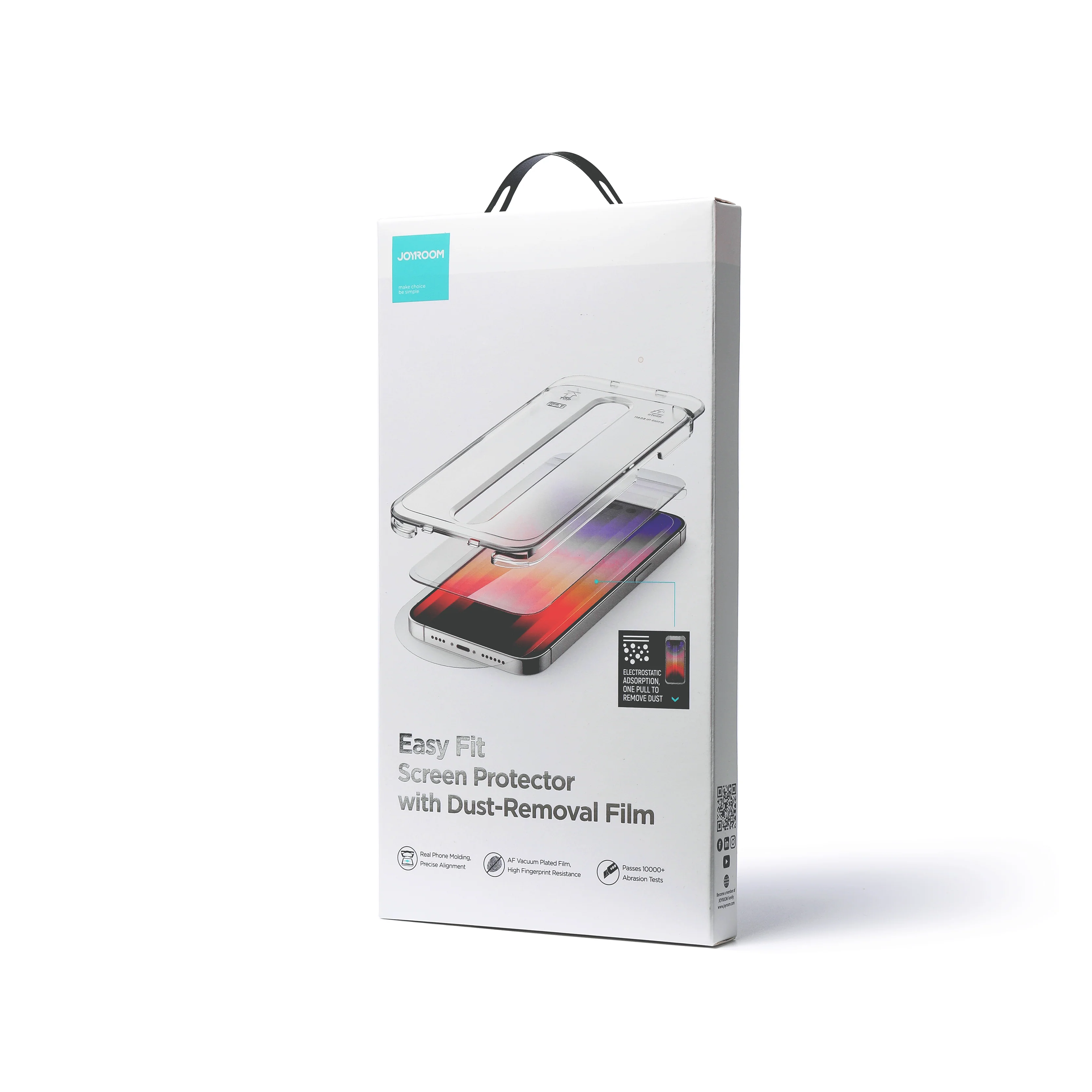 JR-DH09/JR-DH10/JR-DH11/JR-DH12 Easy Fit Screen Protector with Dust-Removal Film Screen Protector for iPhone 14 series - Image 6