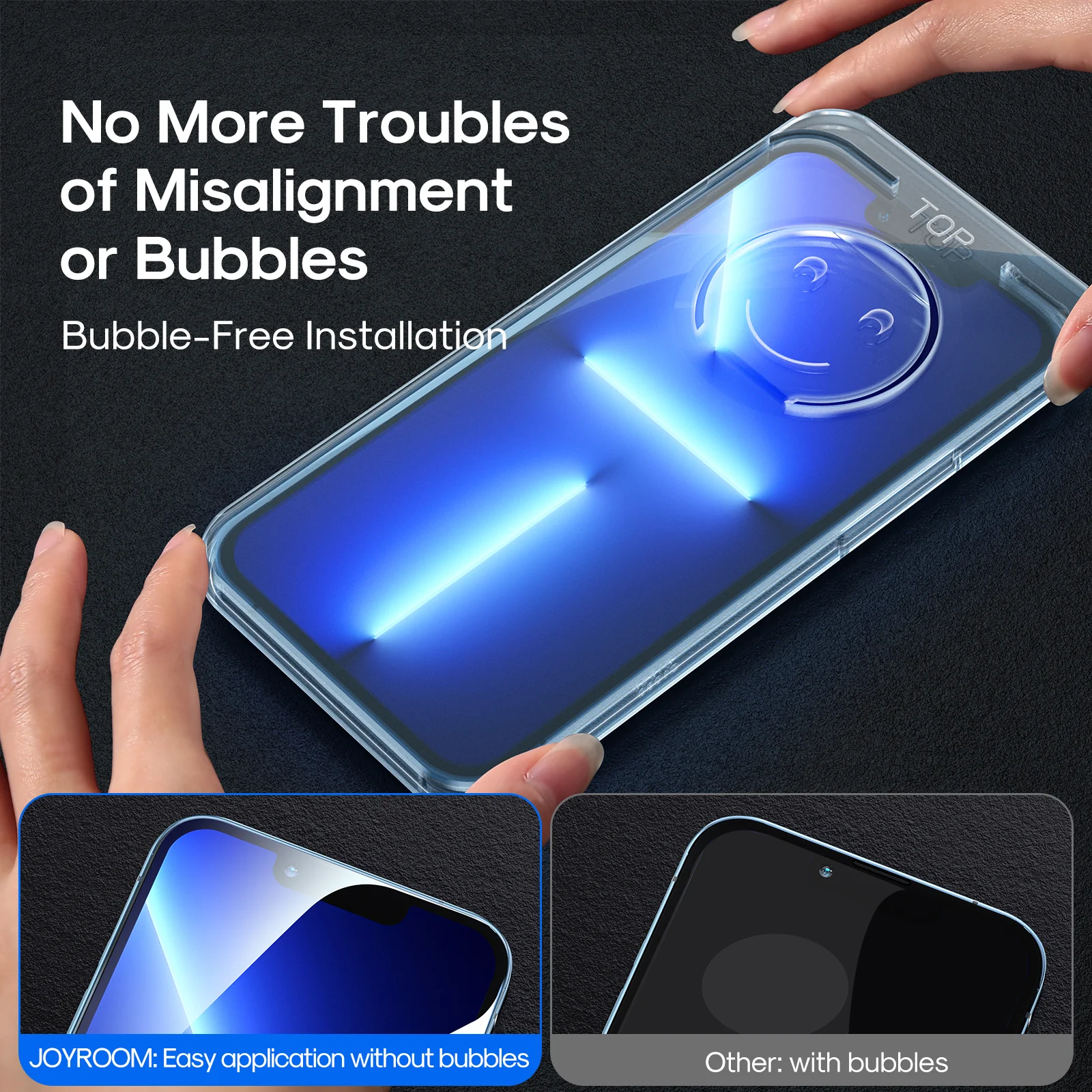 Installation tool with 2.5D Full cover Film Screen Protector for iPhone - Image 4