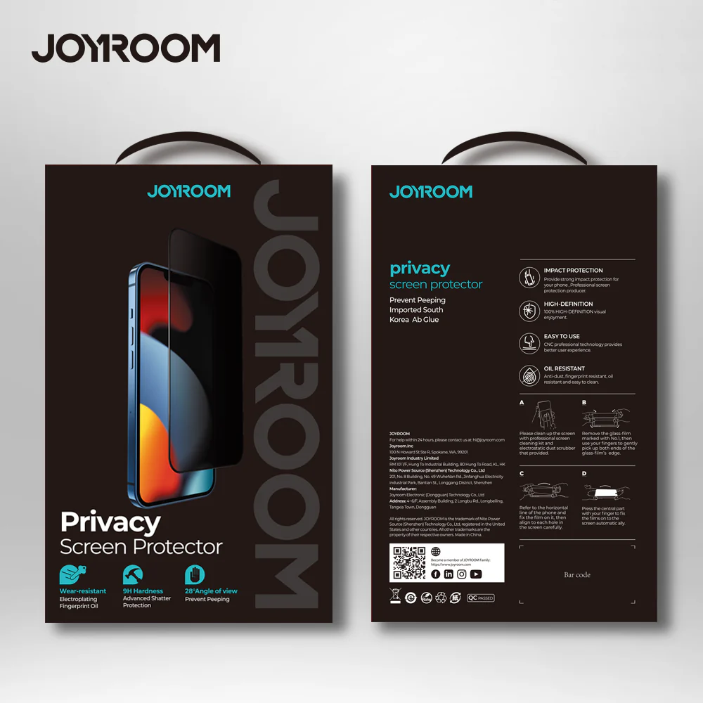 2.5D Full Tempered Privacy Film Screen Protector for iphone 11/12/13/14/15 series - Image 3
