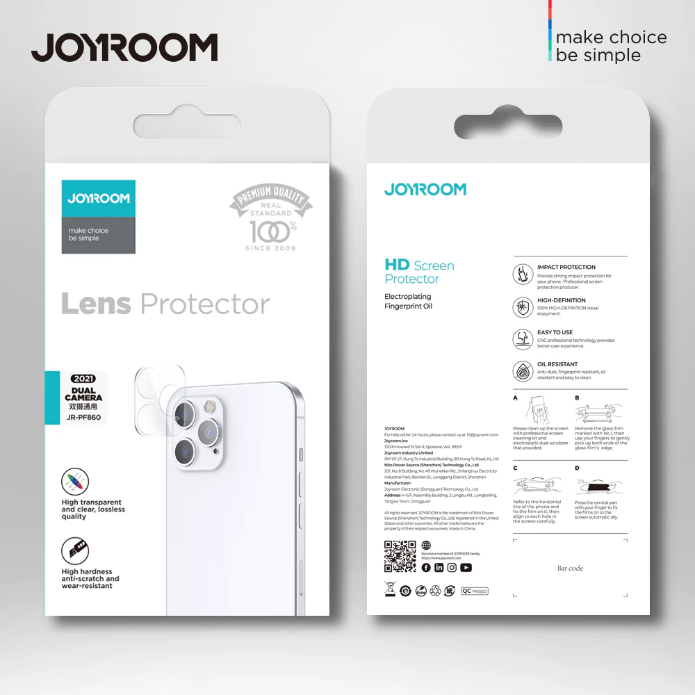 JOYROOM Mirror Series Lens Protector for iphone 11/12/13/14/15 Series - Image 5