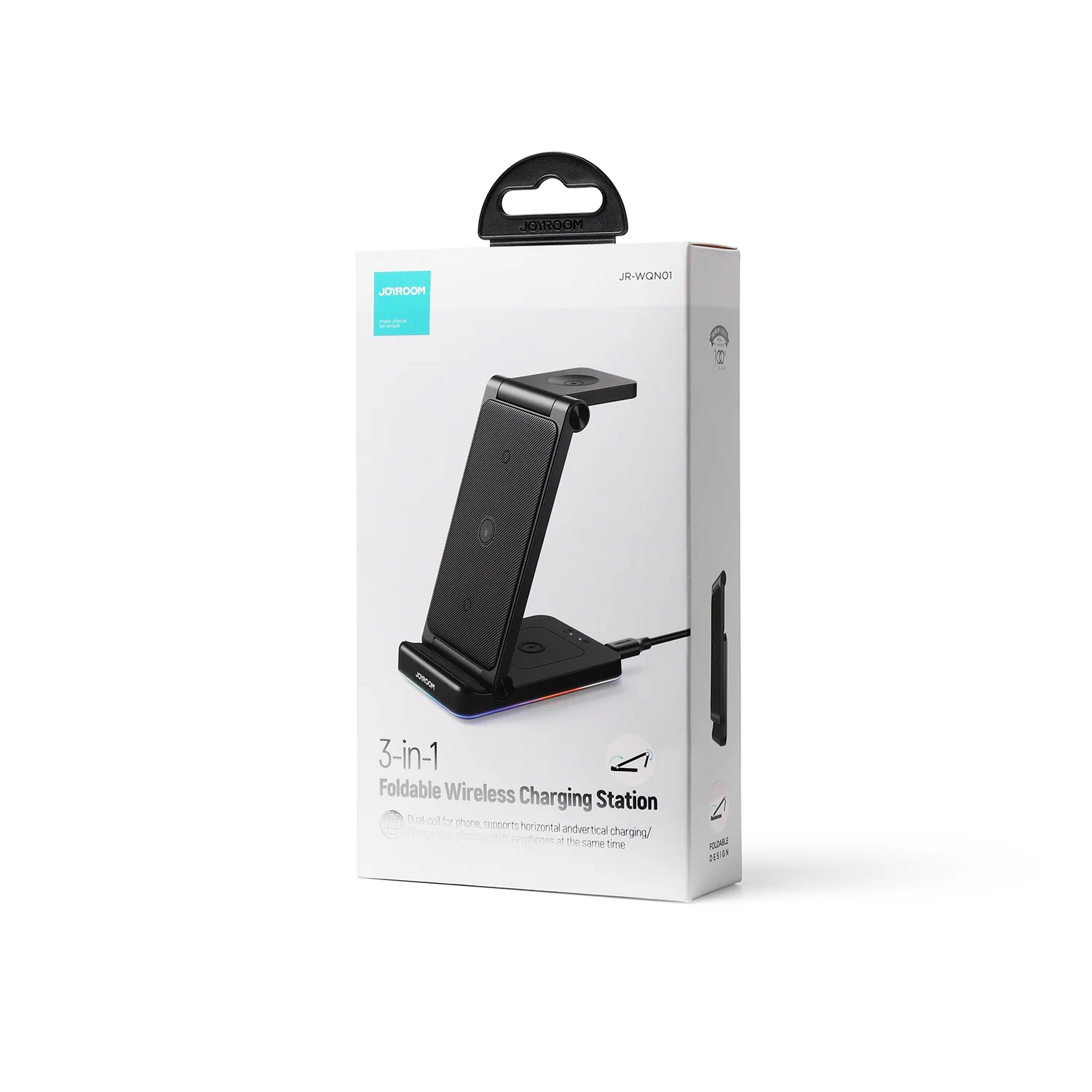 JR-WQN01 3 in 1 Magnetic Charging Station for phone for watch for earphone - Image 6