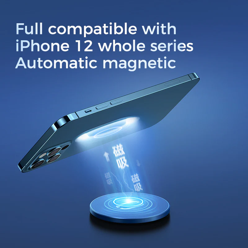 JR-A28 15W ultra-thin magnetic wireless fast charger - Image 4
