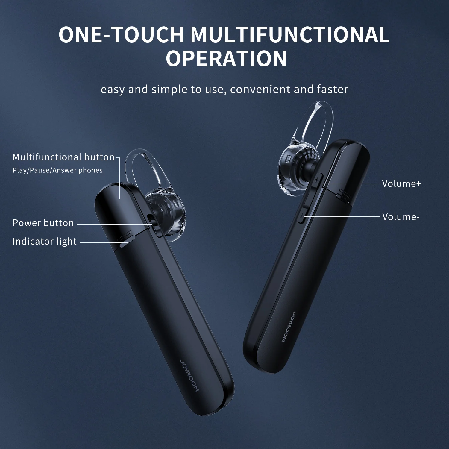 JR-B02S Single side bluetooth headset with Power box - Image 3