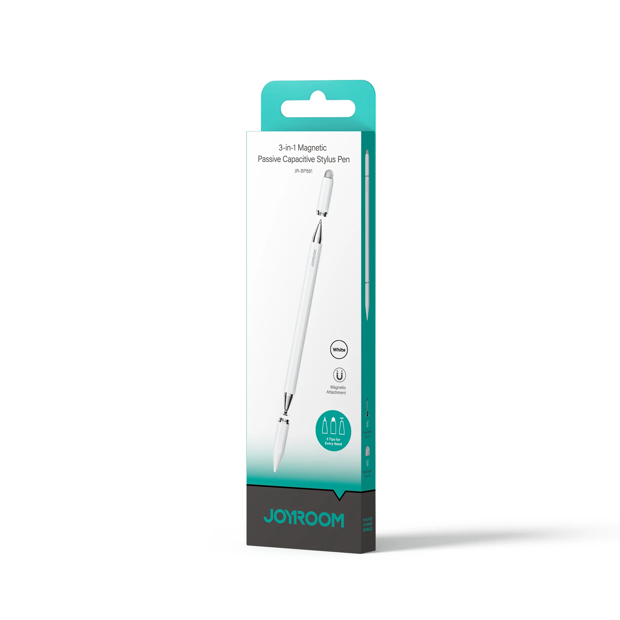 JR-BP561 3-in-1 Magnetic Passive Capacitive Stylus Pen - Image 5