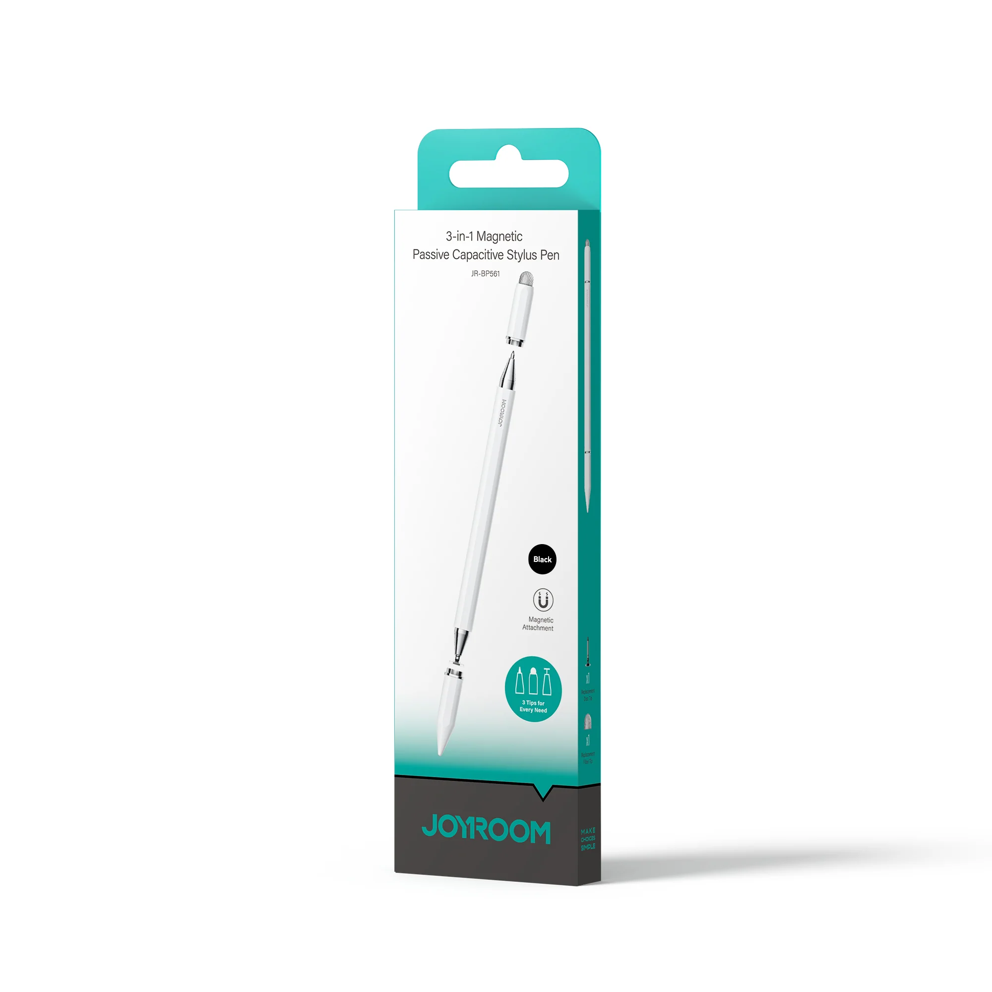 JR-BP561 3-in-1 Magnetic Passive Capacitive Stylus Pen - Image 6