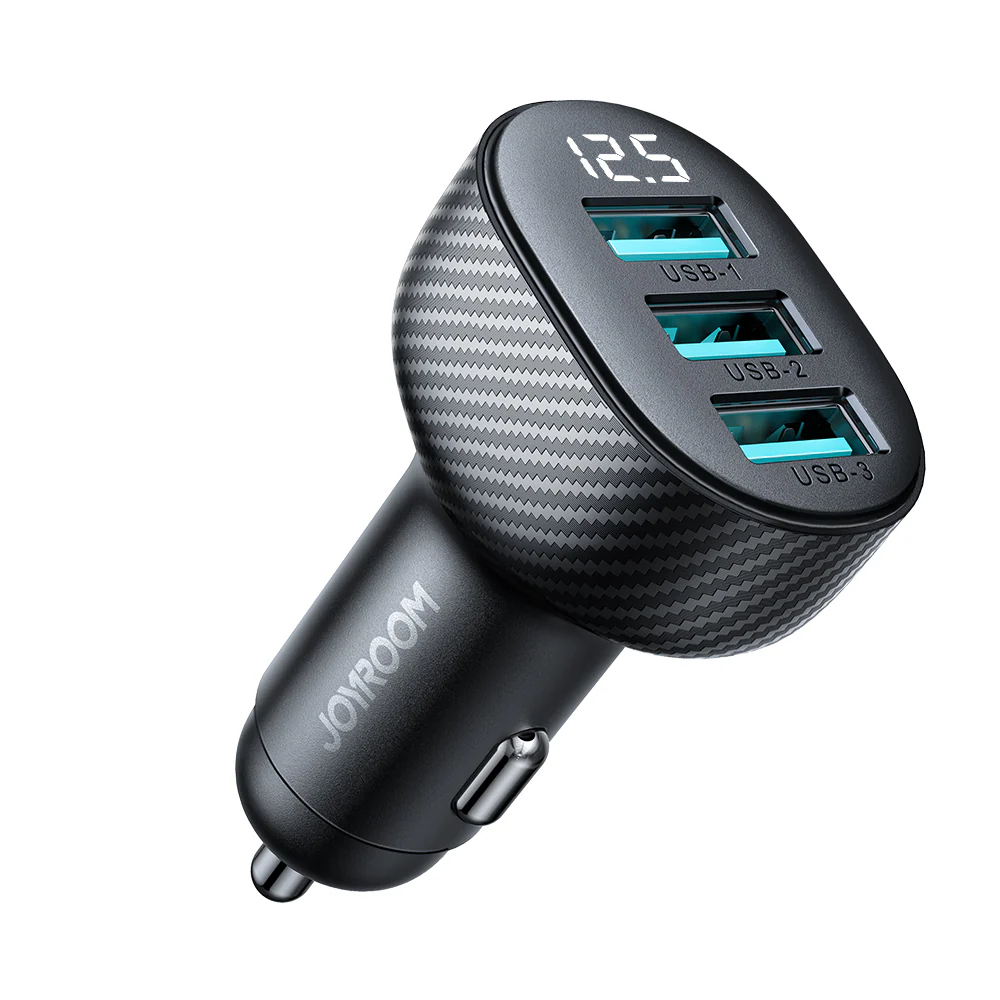 JR-CCD03 3USB 3.4A 17W Car Charger - Image 4