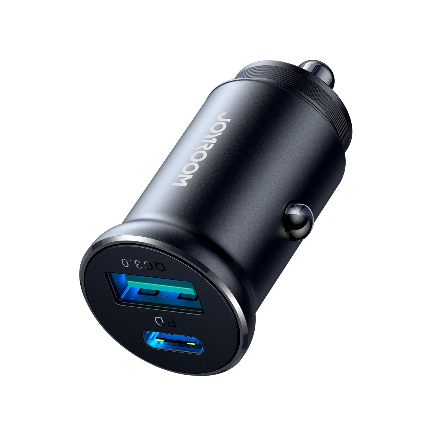 JR-CCN05 30W QC3.0+PD mini Metal Car Charger - Image 2