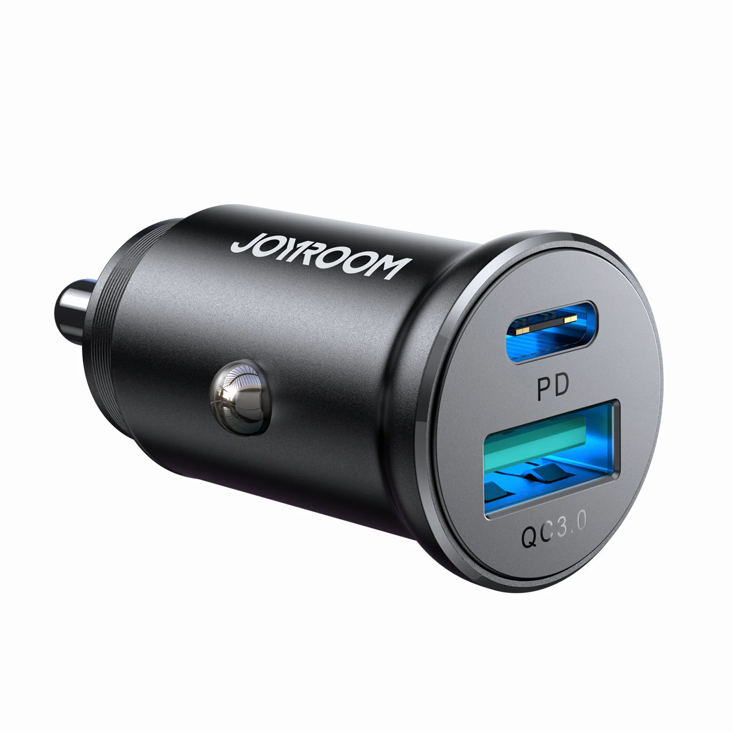 JR-CCN05 30W QC3.0+PD mini Metal Car Charger - Image 5