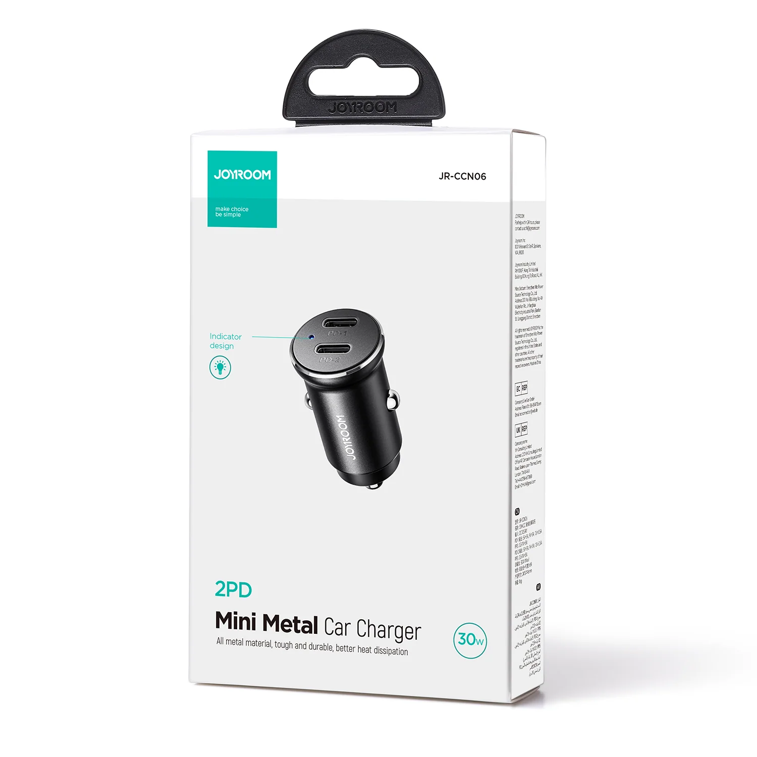 CCN06 C+C 30W mini Metal Car Charger - Image 6
