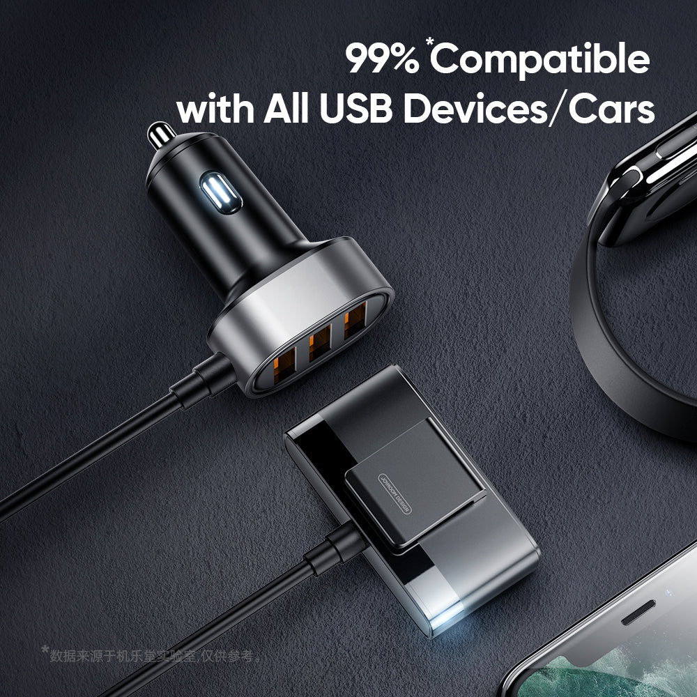 JR-CL03 Multi 5 Ports USB Car Charger - Image 4