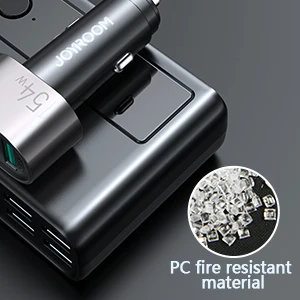 JR-CL06 154W Car cigarette lighter adapter with three sockets PD+QC3.0+USB*4 - Image 4