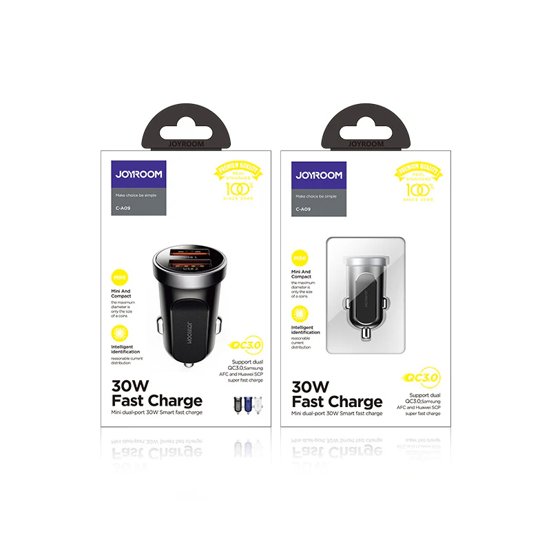 C-A09 Mini dual QC3.0 smart car charger - Image 5