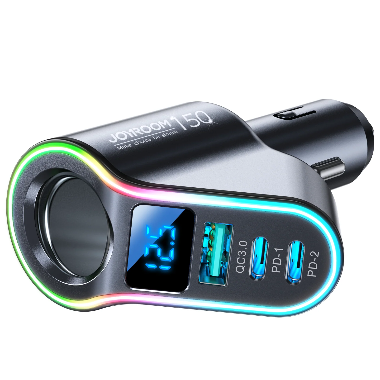 JR-CL21 150W 4-in-1 Car Charger - Image 5