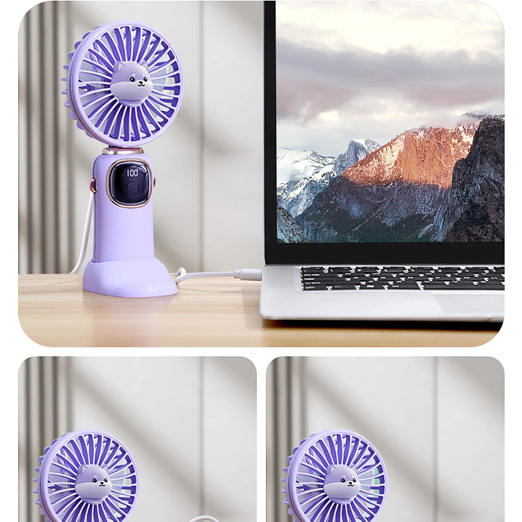 JR-CY574 foldable-held fan (4000mAh) - Image 4
