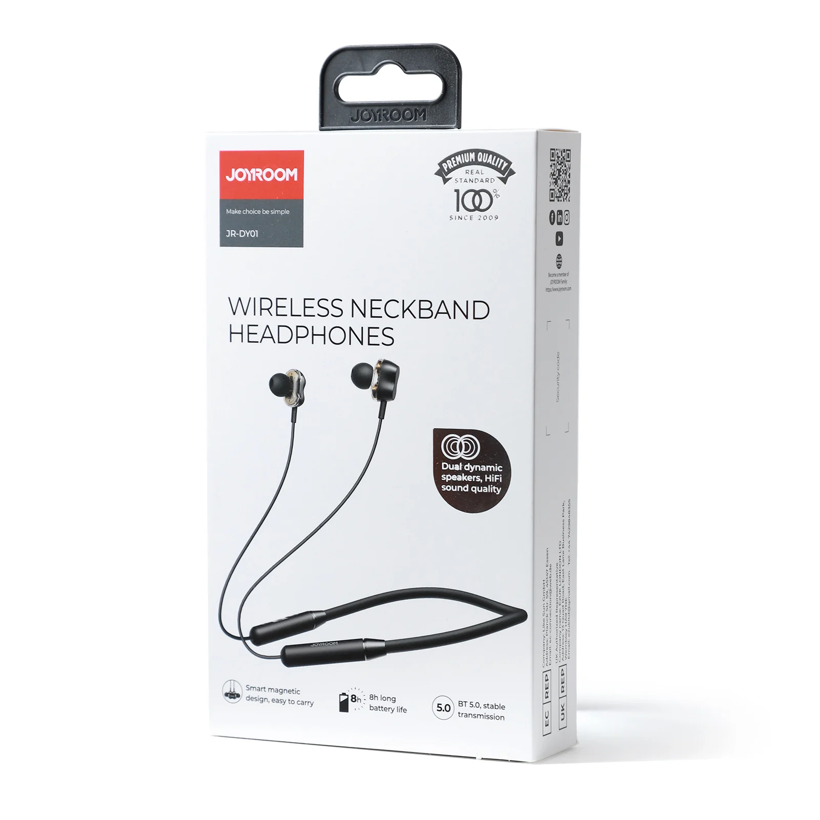 JR-DY01 Magnetic Wireless Sport Neckband Headphone - Image 4