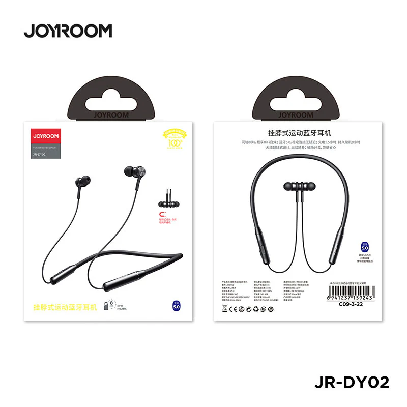 JR-DY02 Magnetic Wireless Sport Neckband Headset - Image 3