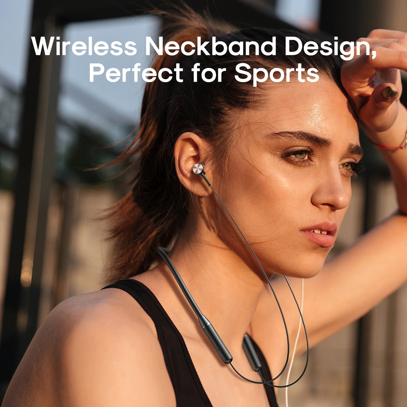 JR-DY02 Magnetic Wireless Sport Neckband Headset - Image 5