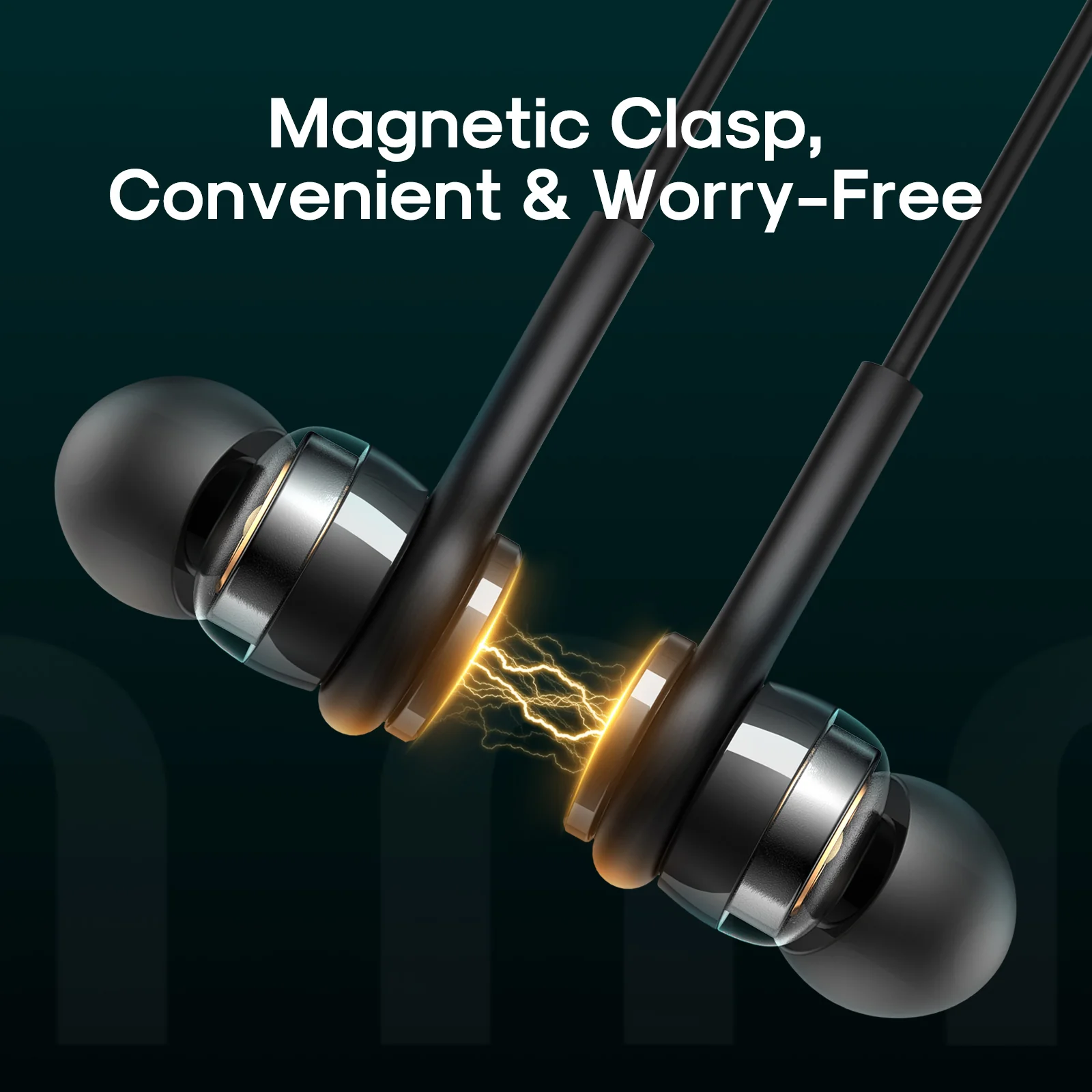 JR-DY02 Magnetic Wireless Sport Neckband Headset - Image 6