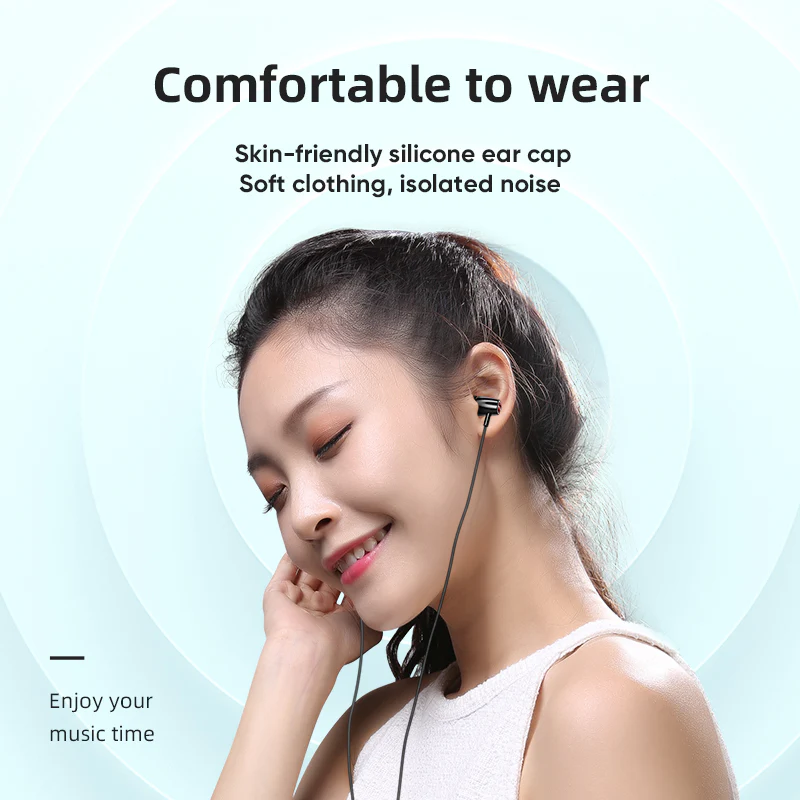 JR-EL114 3.5mm Plastic Wired Earphone for Smart Phone - Image 4