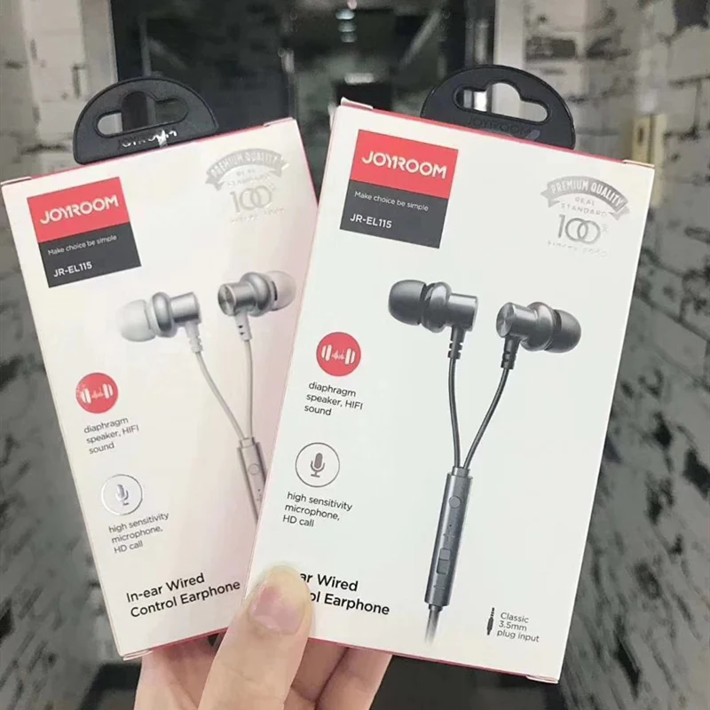 JR-EL115 3.5mm Plastic Wired Earphone for Smart Phone - Image 4