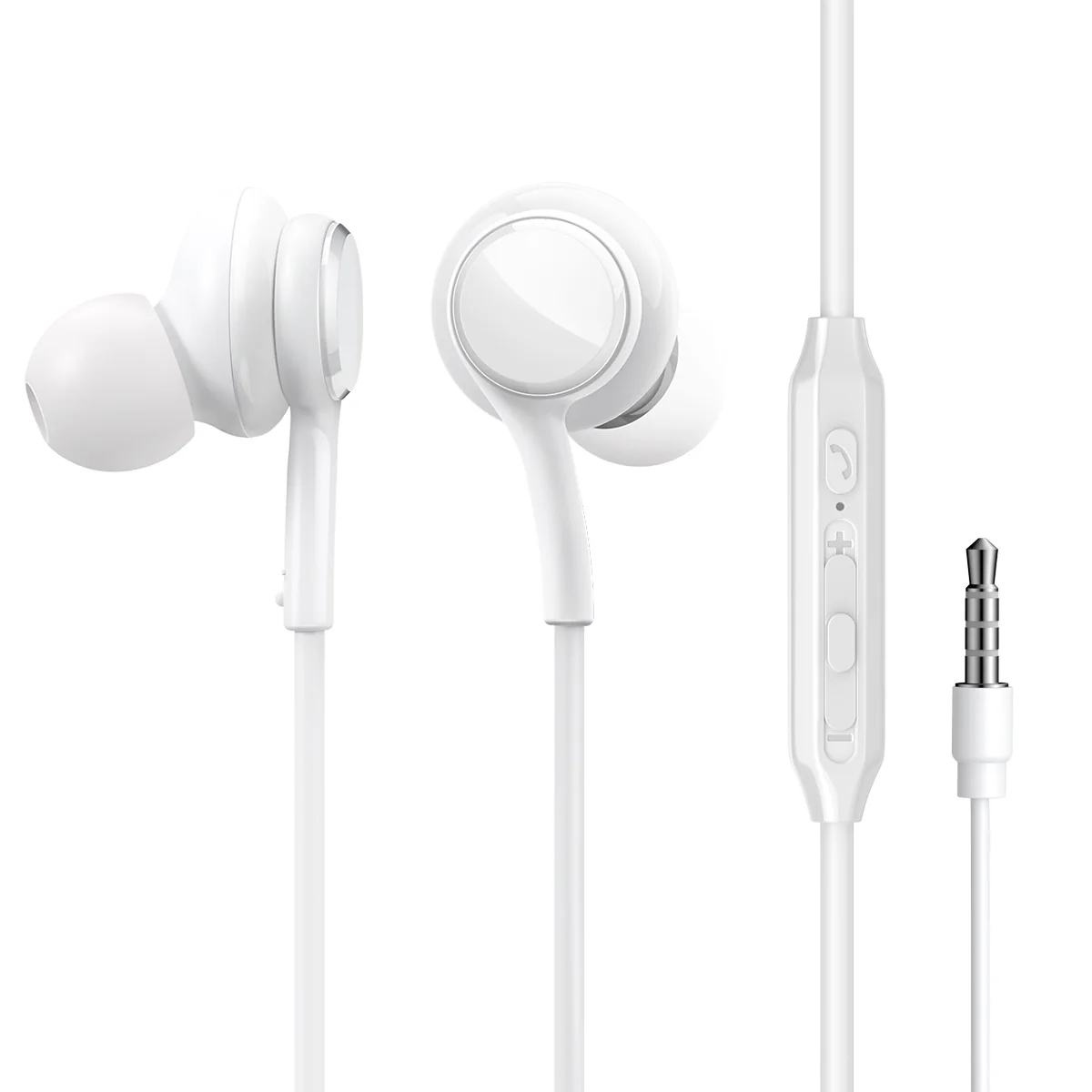 JR-EW02 3.5MM Wired Series In-Ear Wired Earbuds White/Black