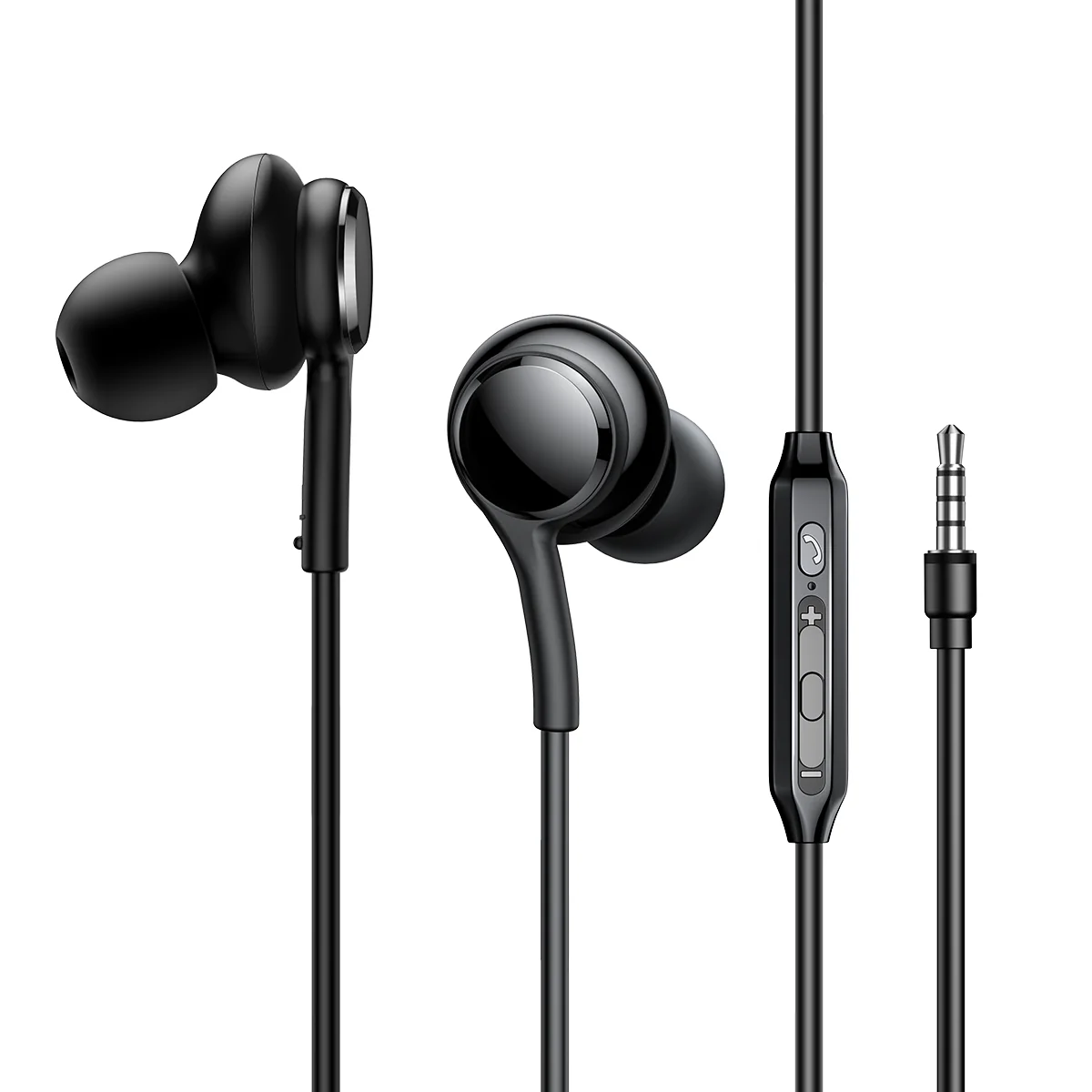 JR-EW02 3.5MM Wired Series In-Ear Wired Earbuds White/Black - Image 2