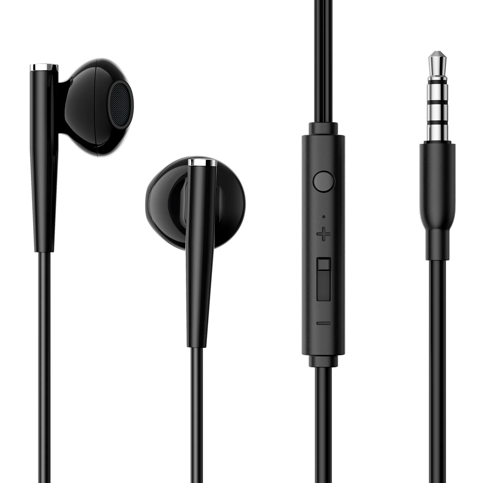 JR-EW04 Wired Series Half In-Ear Wired Earphones - Image 2