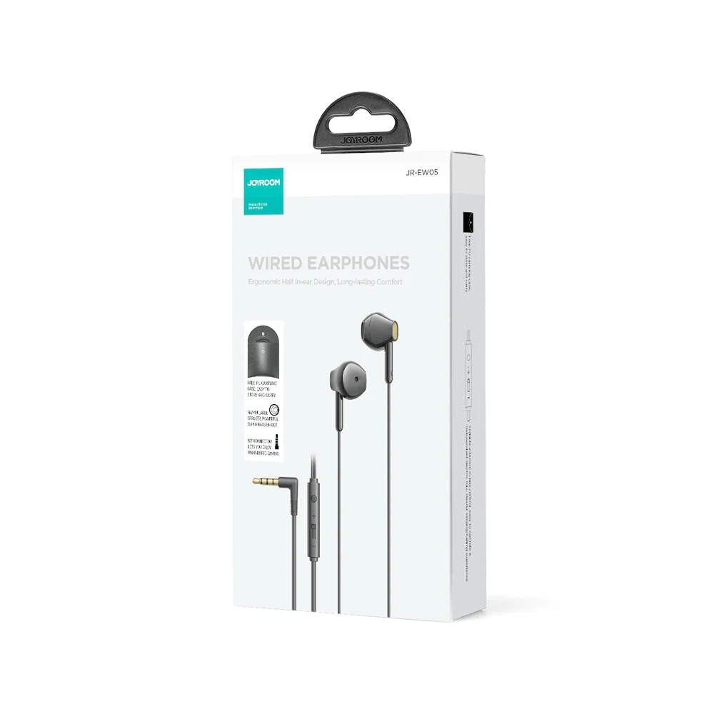 JR-EW05 Wired Series Half In-Ear Wired Earphones - Image 4
