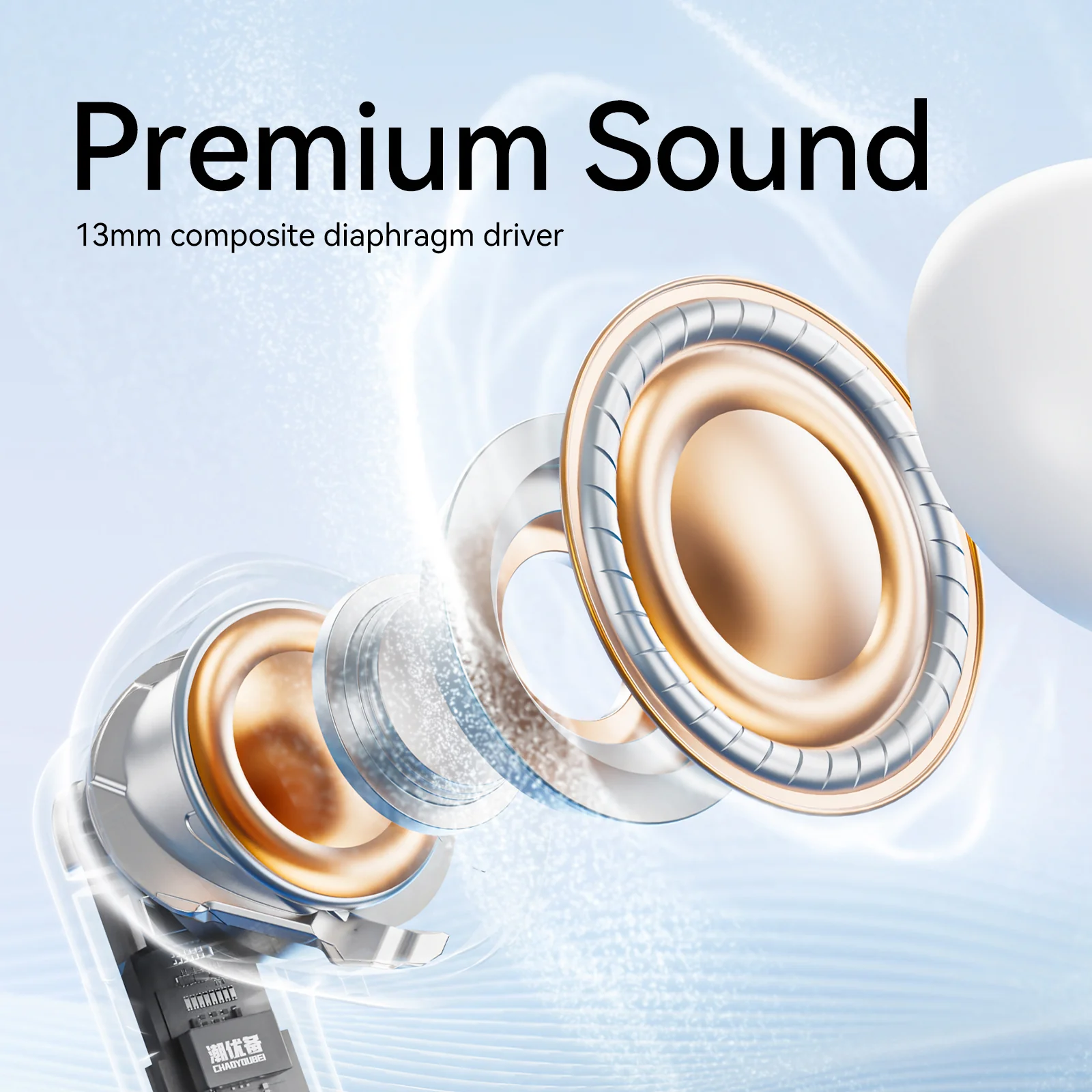 JR-FB1 True Wireless earphones-White  (AI Version) - Image 11