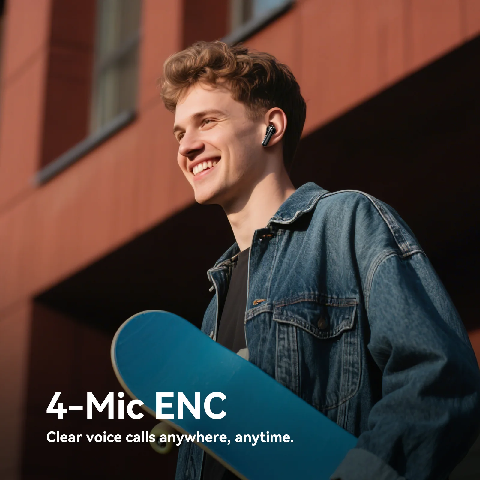 JR-FN3 ANC+ENC True Wireless Bluetooth Earphones Black - Image 10