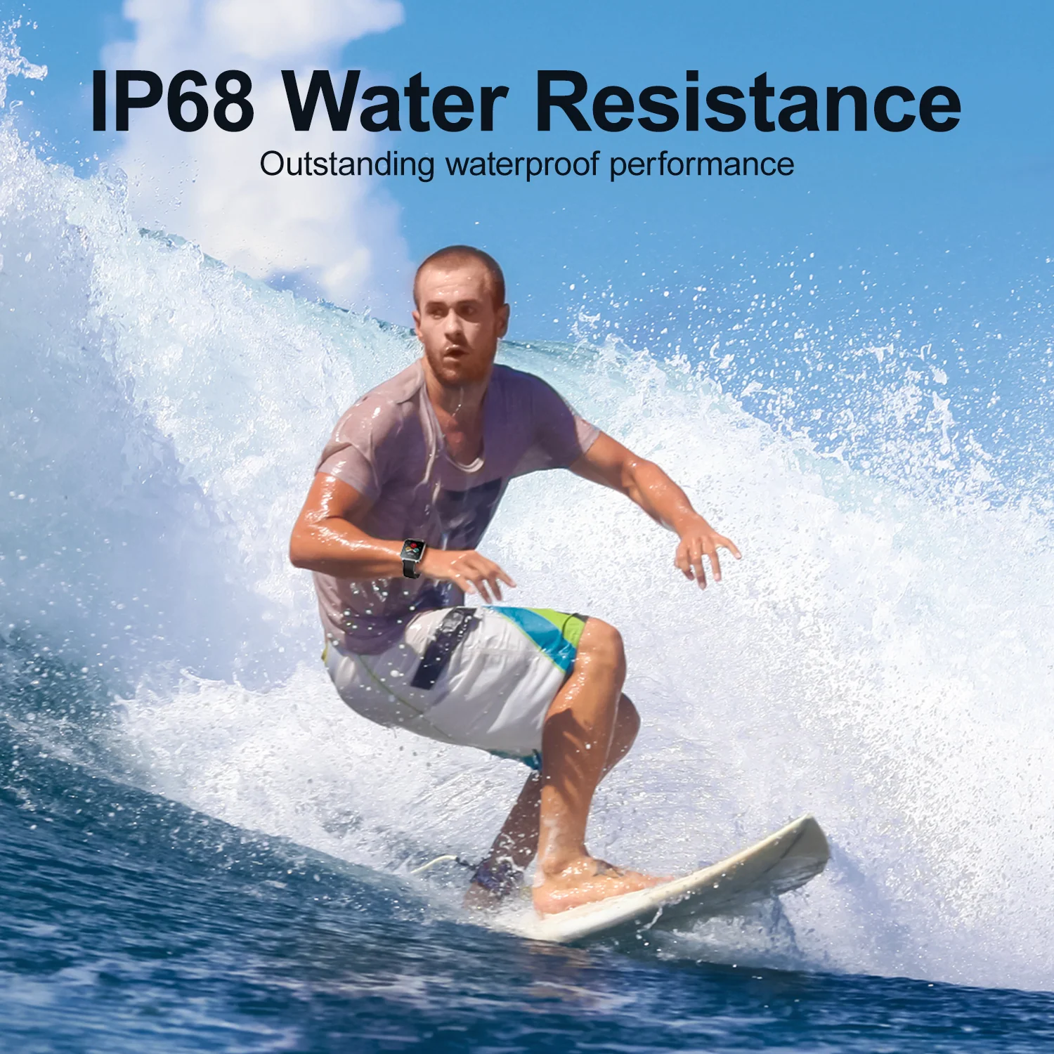 JR-FT3 Waterproof IP68 Smartwatch - Image 5