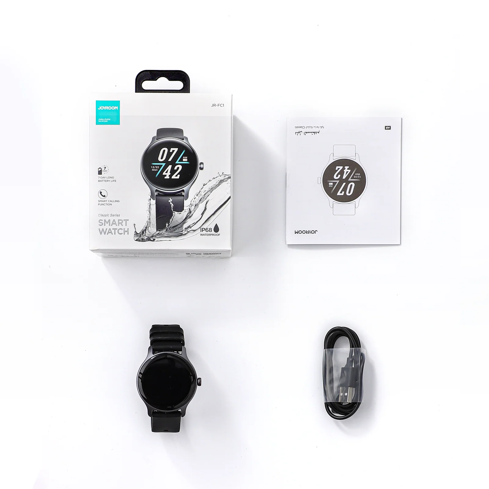JR-FC1 Classic Waterproof IP68 JR-FC1 Classic Series Smart Watch (Make/Answer Call) - Image 3