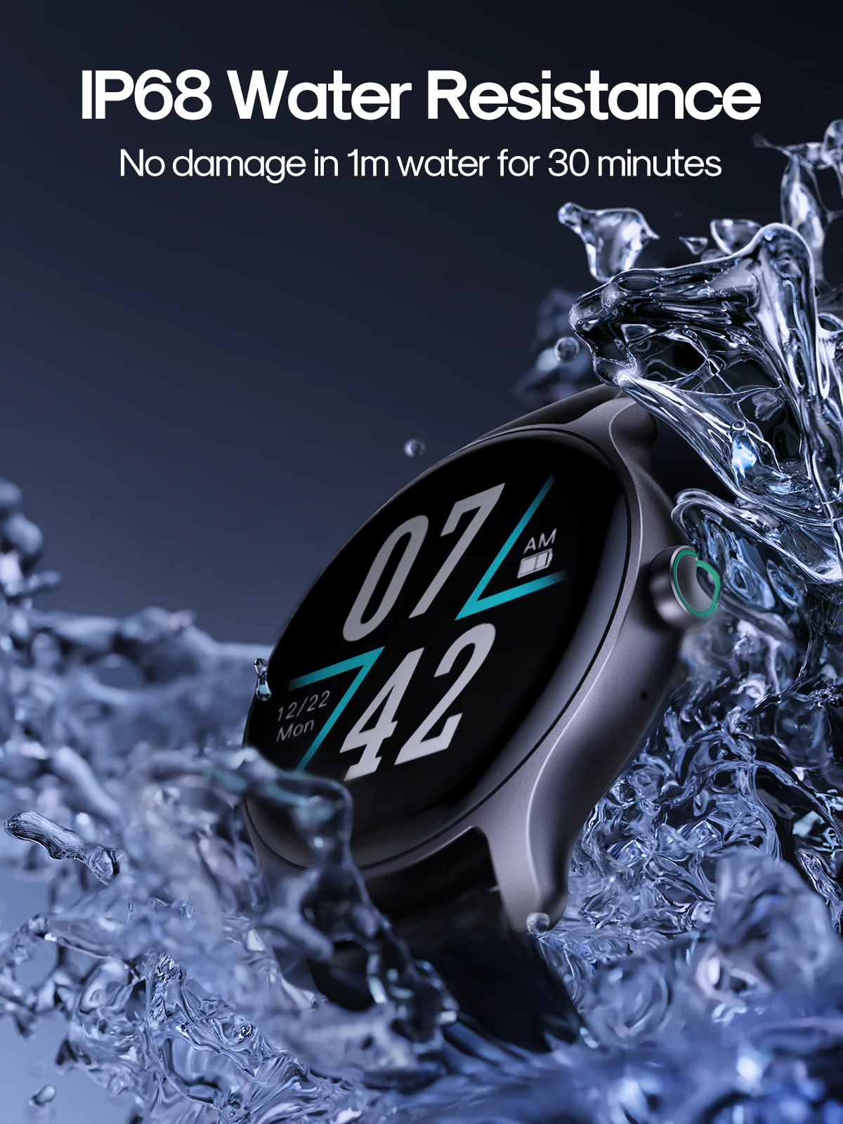 JR-FC1 Classic Waterproof IP68 JR-FC1 Classic Series Smart Watch (Make/Answer Call) - Image 4
