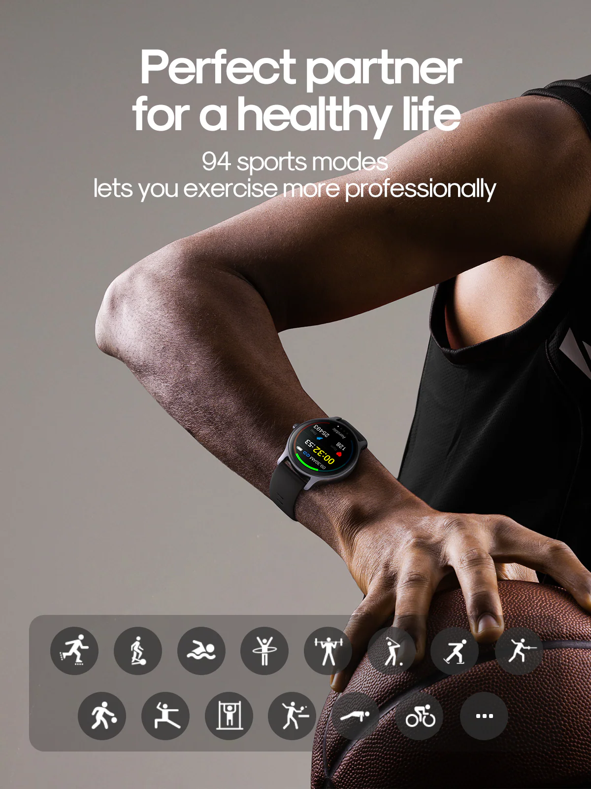 JR-FC1 Classic Waterproof IP68 JR-FC1 Classic Series Smart Watch (Make/Answer Call) - Image 5