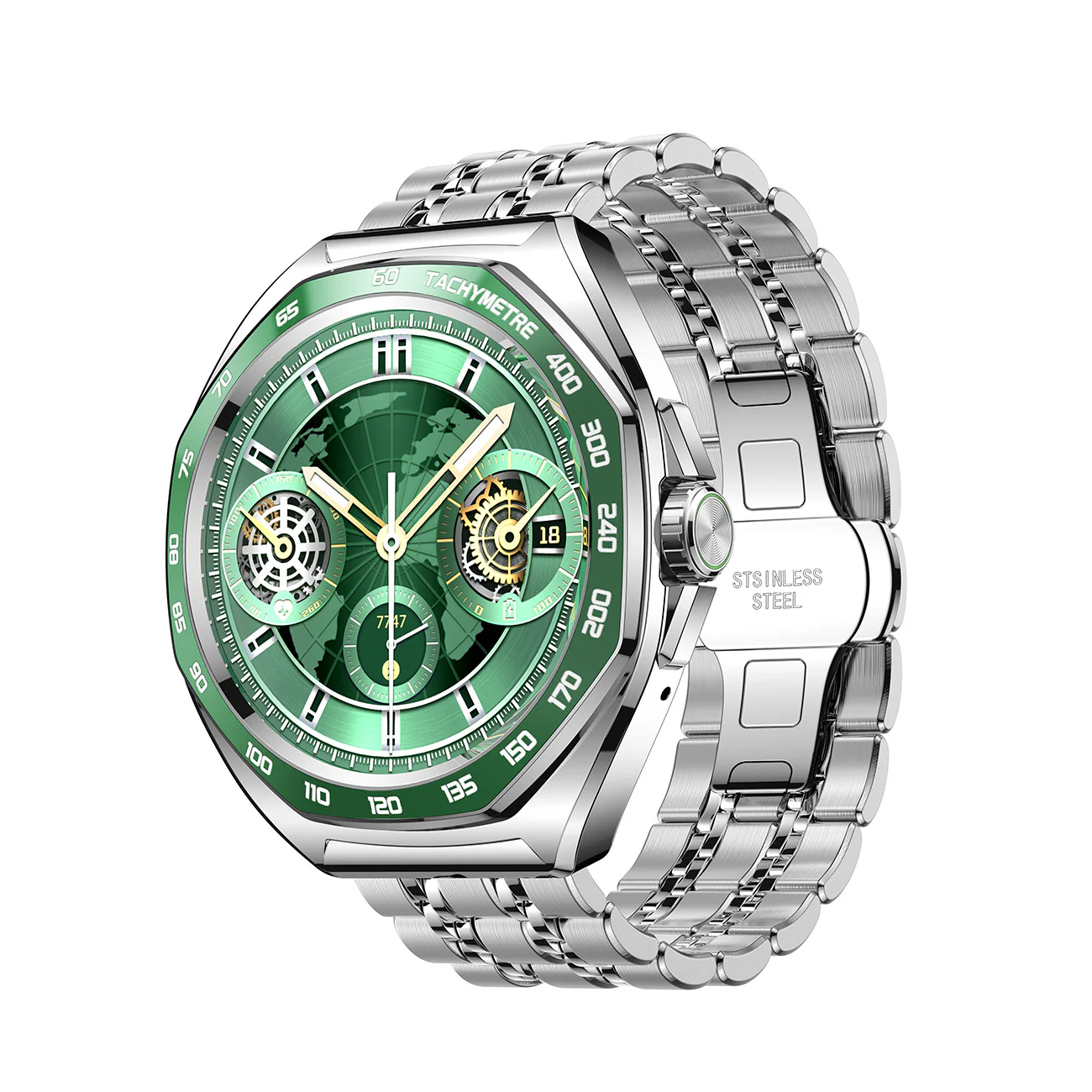 JR-FV2 Pro Smart Watch (Answer/Make Call) Green