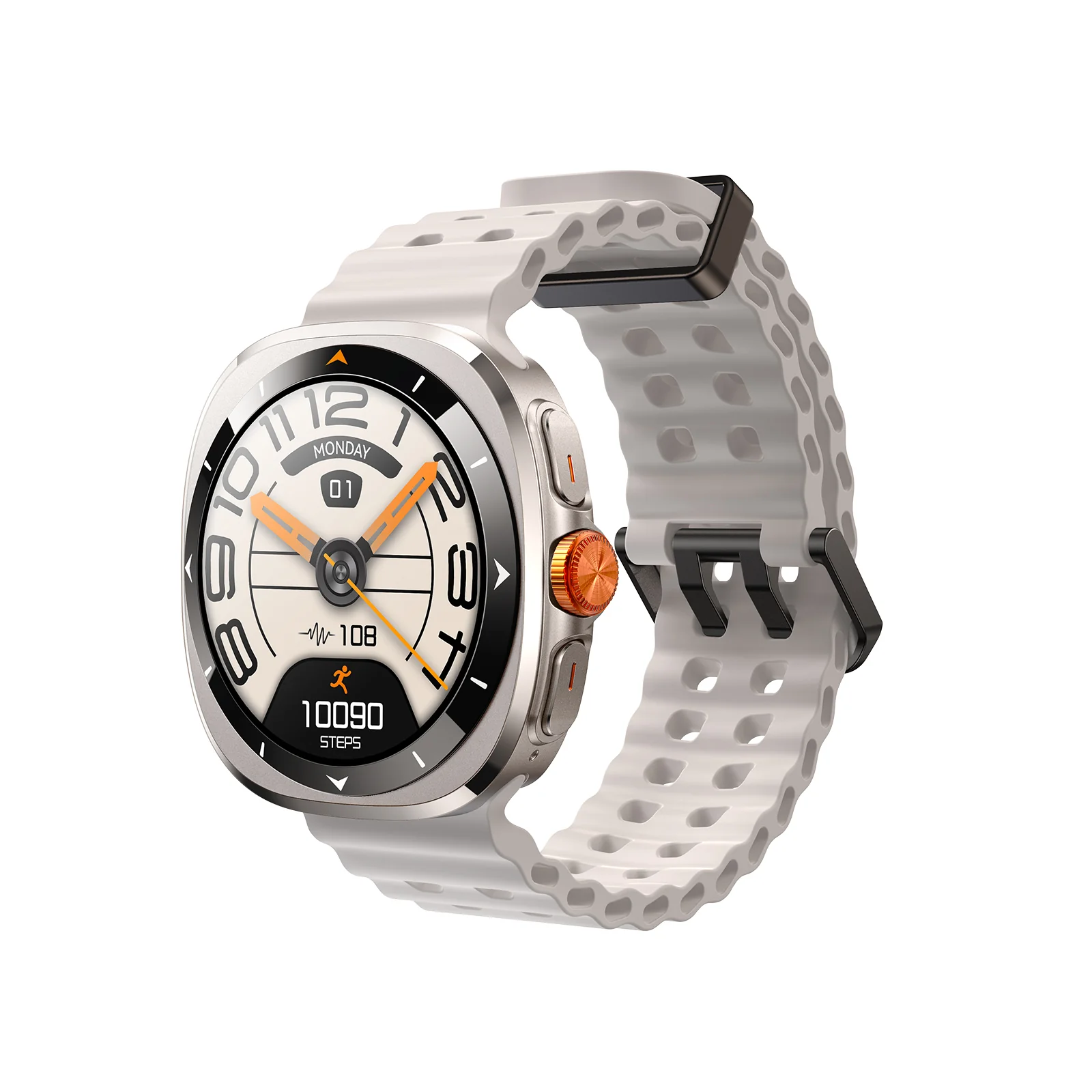 JR-FV2 Smart Watch (Answer/Make Call)-Vitality Orange - Image 2