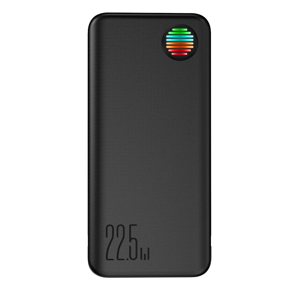 JR-L015 22.5W Power Bank with Dual Cables 10000mAh/20000mAh-Black - Image 4