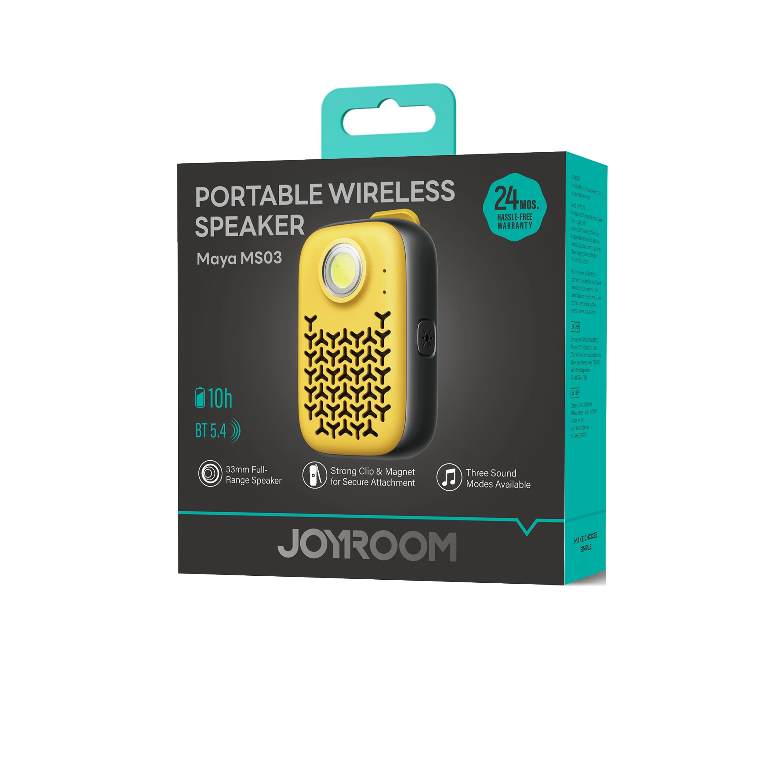 JR-MS03 Mini Portable bluetooth speaker - Image 3