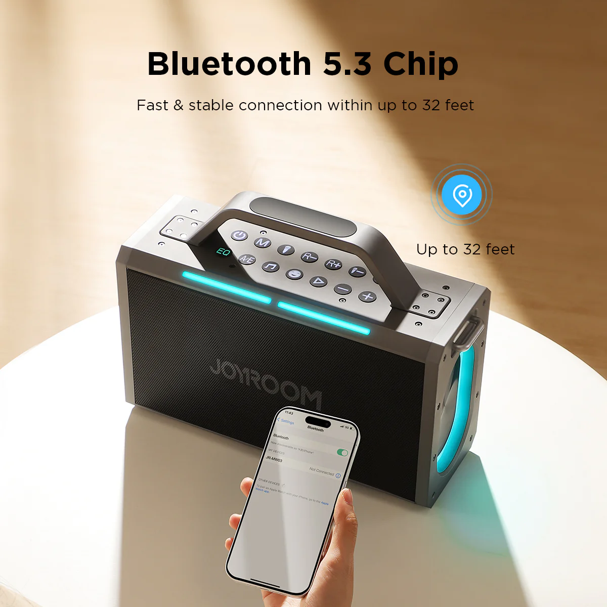 JR-MW03 150W big Bluetooth speaker - Image 3