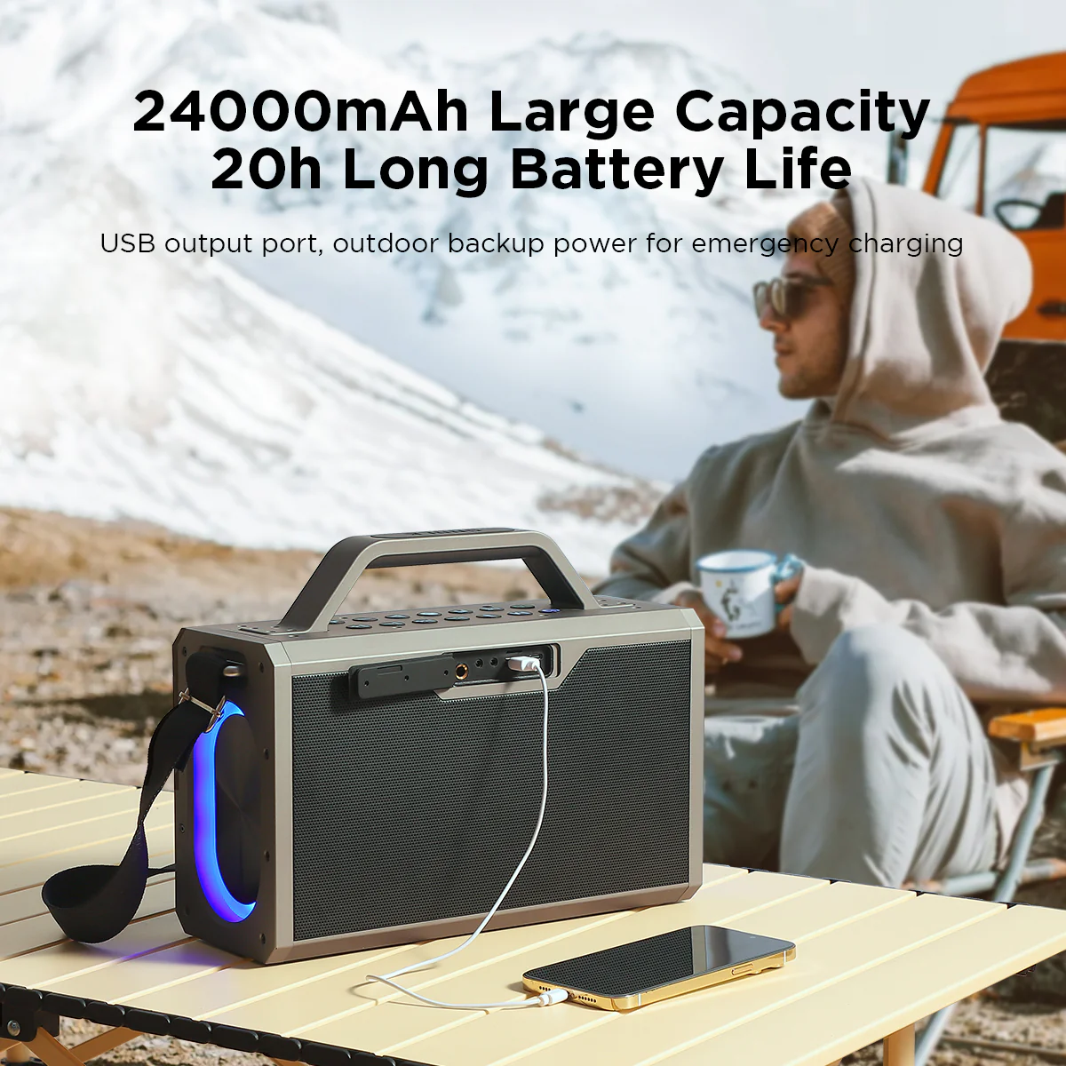 JR-MW03 150W big Bluetooth speaker - Image 7