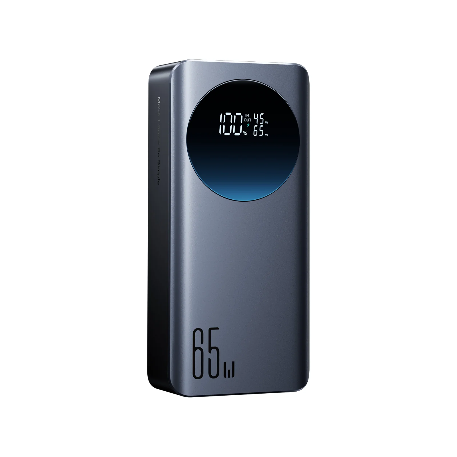 JR-PBF05 Pro 65W Digital Display Fast Charging Power Bank 30000mAh--Black