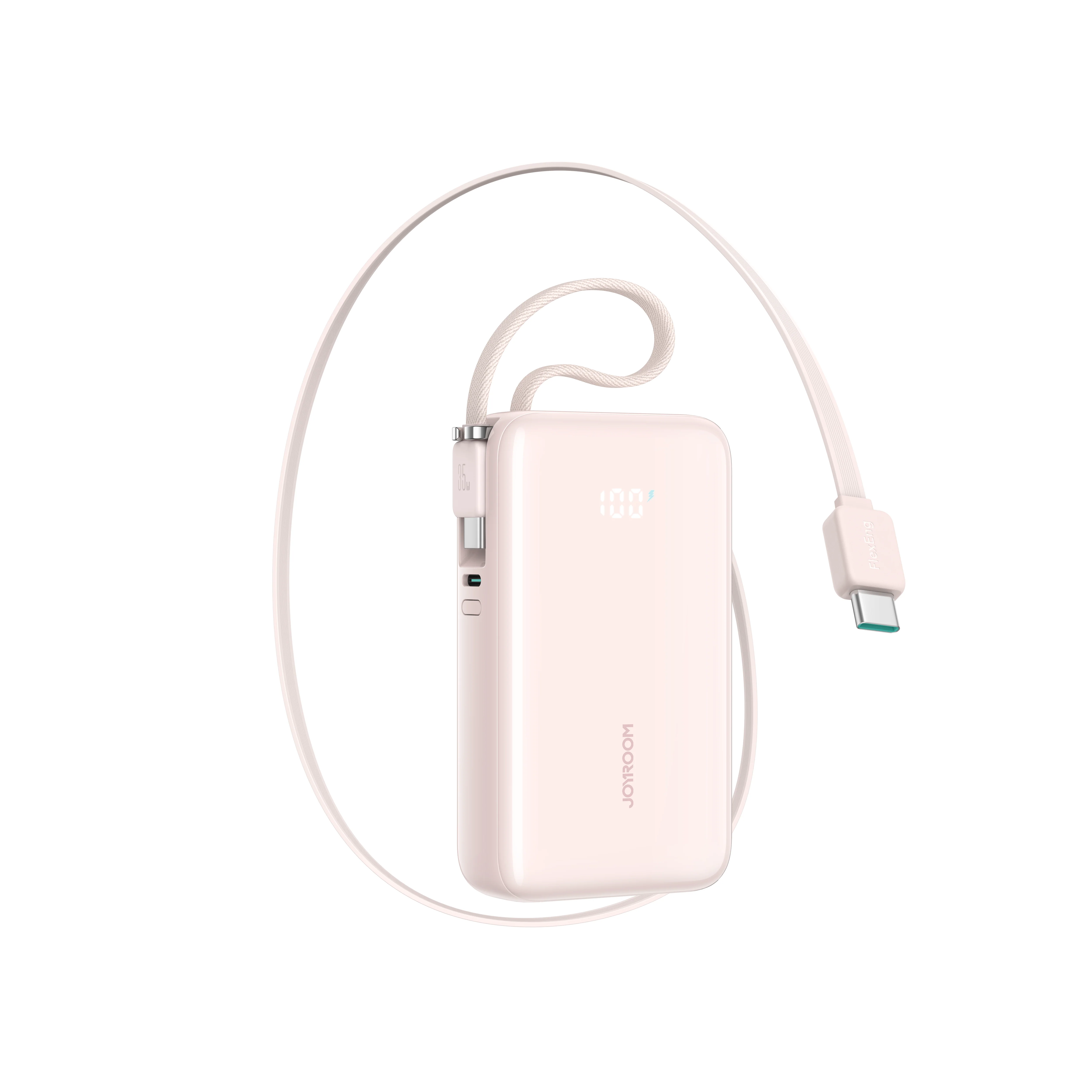 JR-PR2/JR-PR2L 35W Mini Power Bank with Built-in Retractable Type-C Cable + Type-C/Lightning Cable 10000mAh - Image 3