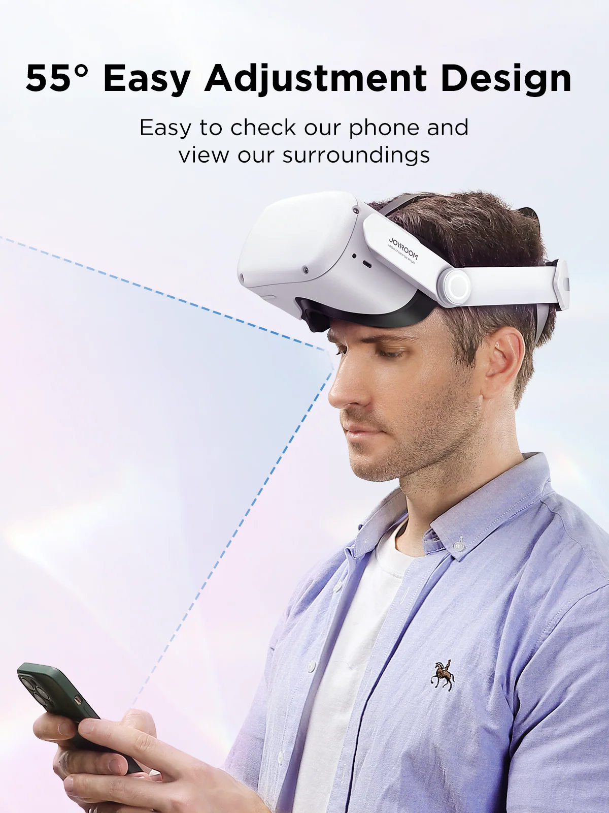 JR-QS1 Adjustable Head Strap for Oculus Quest 2 - Image 6