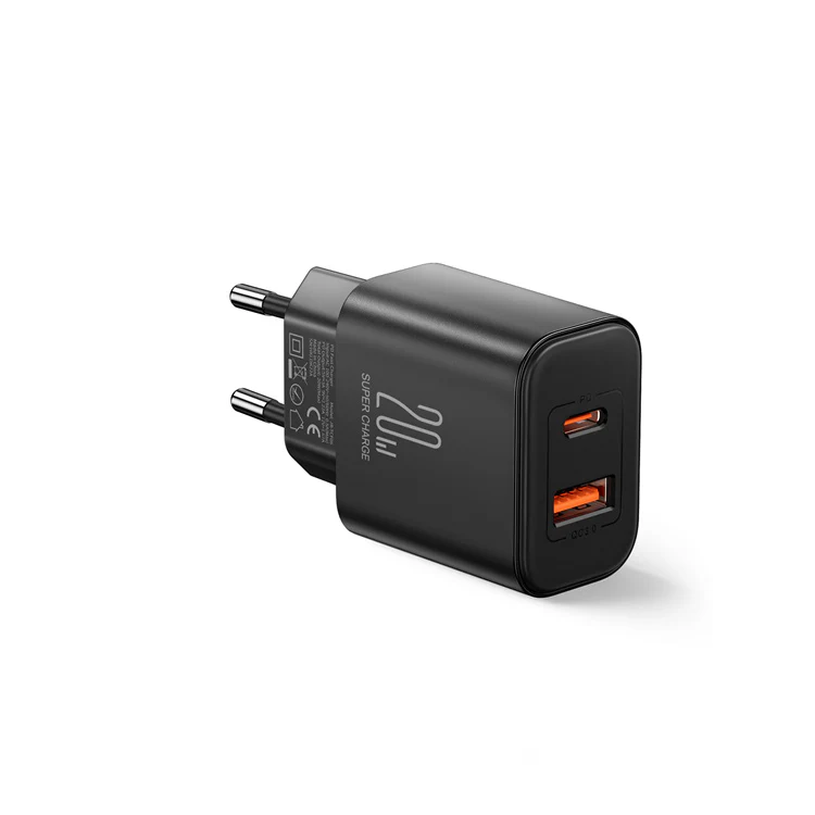 JR-TCF05 20W PD+QC Charger-EU/UK/US-White/Black - Image 2