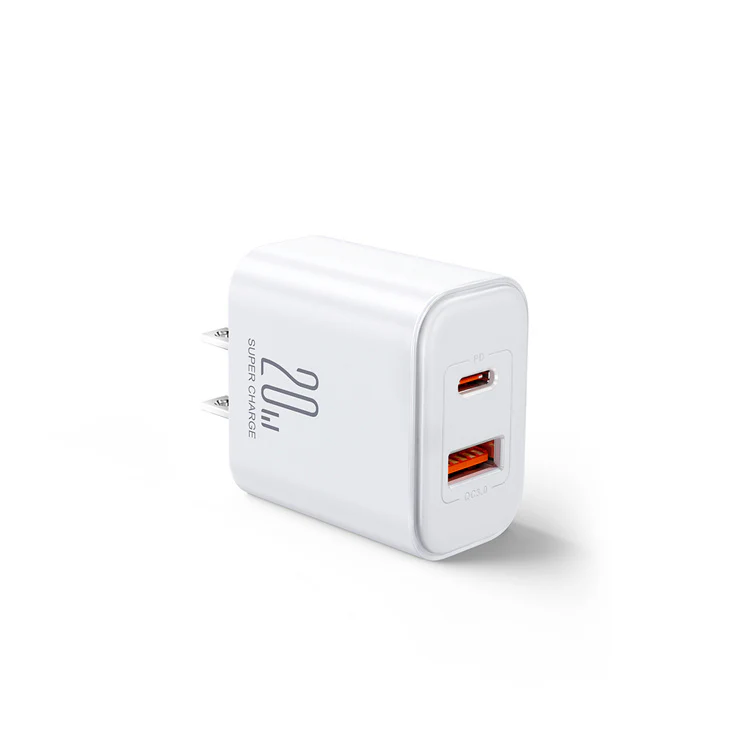 JR-TCF05 20W PD+QC Charger-EU/UK/US-White/Black - Image 5