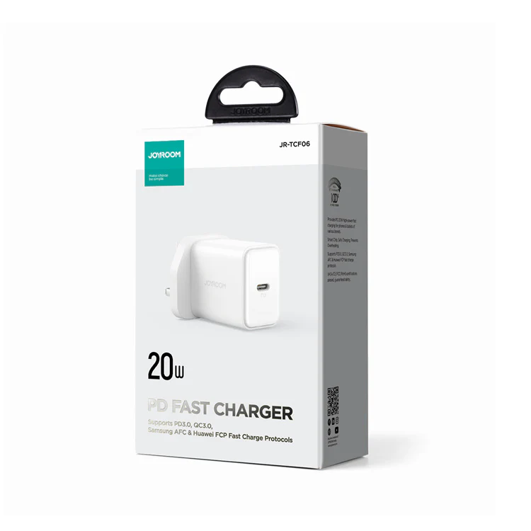 JR-TCF06 PD 20W Charger-EU/UK/US-White/Black - Image 12