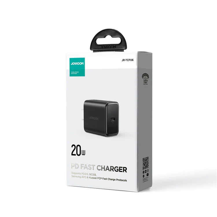 JR-TCF06 PD 20W Charger-EU/UK/US-White/Black - Image 8