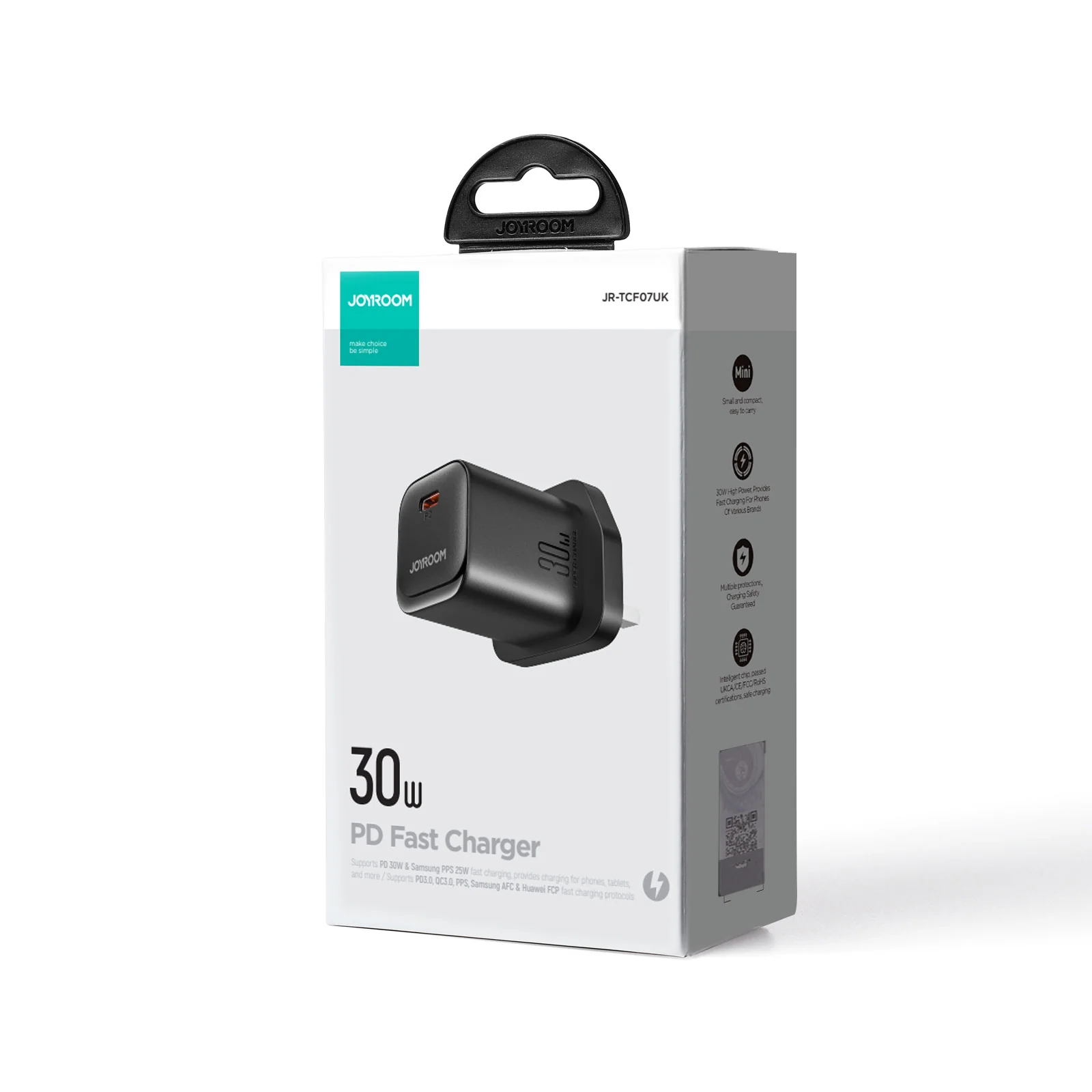 JR-TCF07 30W PD Mini intelligent Fast Charger EU/UK/US - Image 6